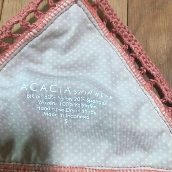 ACACIA NUDE SWIM TOP PAPAYA BIKINI - Picture 3 of 3